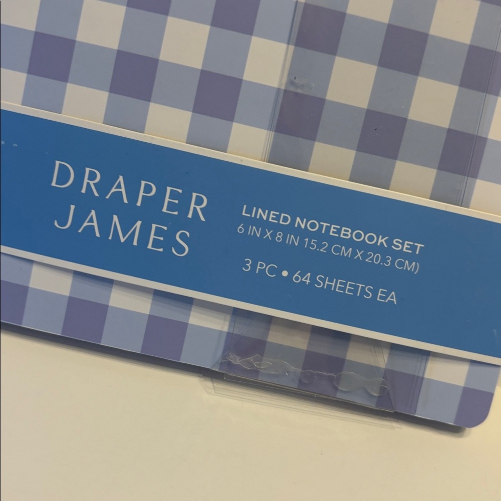 Draper James Gingham Journal Set of 3 - Picture 4 of 11